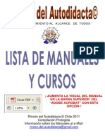 Lista de Manuales y Cursos