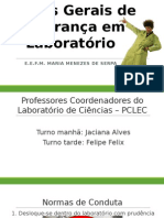 Regras Gerais de Segurança Em Laboratório