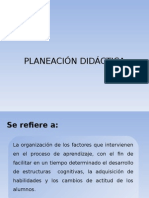 planescion didactica