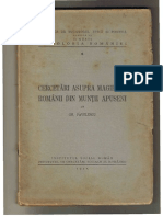 Gh. Pavelescu - Cercetari Asupra Magiei La Romanii Din Muntii Apuseni