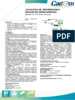 Proceso Catalítico de Reformación e Isomerización de Hidrocarburos