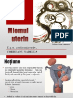 Miomul uterin