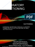 Report in Respiratory Suctioning
