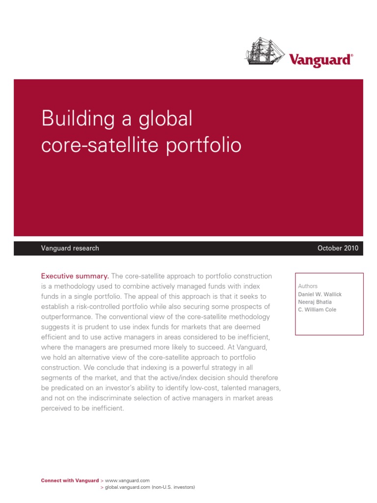 Building A Global CoreSatellite Portfolio Executive Summary PDF