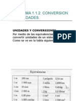 Conversion de Unidades