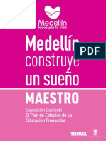 Plan de Estudios Preescolar Medellín PDF