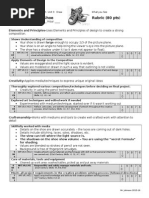 Unit 3 Shoe Drawing Rubric Data 80 Johnson