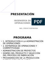 Presentacion Ing. Operaciones