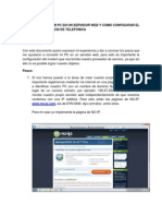 Mi Experiencia Creando Un Servidor Web y Configurando El Modem Hg530 PDF