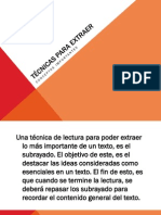 Técnicas para Extraer Conceptos Importantes