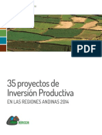 35 Proyectos de Inversion Productiva en Las Regiones Andinas 2014