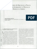 El Papel Del Dueño y o Director de La Pyme en