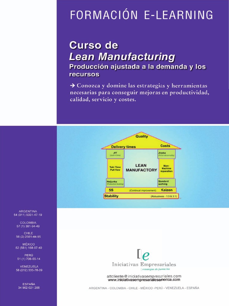 Curso de Lean Manufacturing | PDF