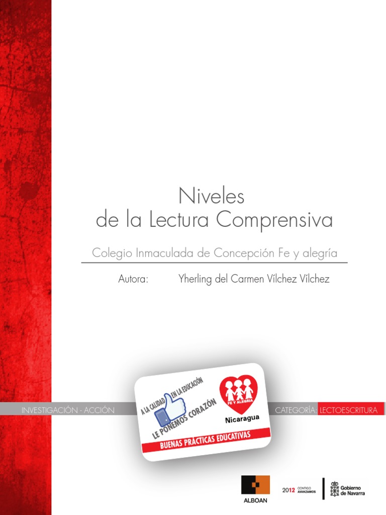 Mejora de la Comprensión Lectora Escolar | PDF | Lectura (proceso ...