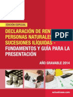 Renta Personas Naturales 2014