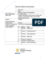 Title Page Guidelines For Subject Group Project: Sl. Roll No. Name 1 2 3 4 5 6 7