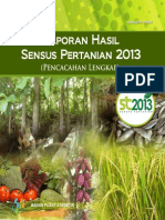 Laporan Sensus Pertanian 2013