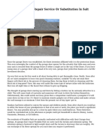 Find Garage Door Repair Service or Substitution in Salt Lake City