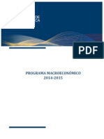 Programa Macroeconomico 2014 2015