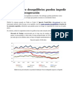 España, Cuatro Desequilibrios Pueden Impedir Su Definitiva Recuperación