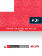 Informe La Mujer en El Servicio Civil Peruano 2015