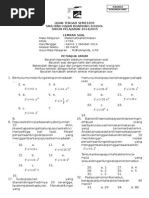 Soal Matematika Kelas X Peminatan