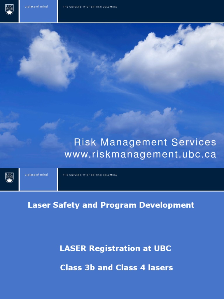 UBC Laser Safety Program Overview | PDF