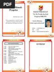 Contoh Buku Program Majlis Persaraan