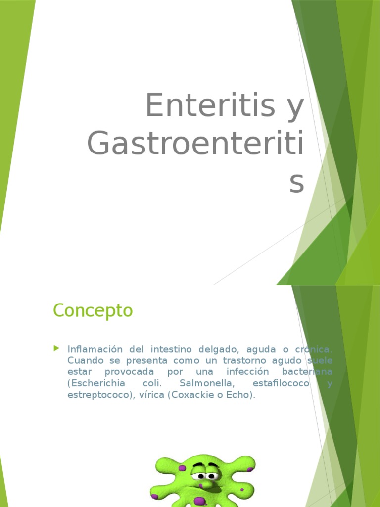 Enteritis y Gastroenteritis PDF Diarrea Inmunología