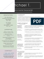 Michael T.: Environmental Geoscientist