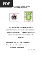Pulpotomías Al Formocresol y Por Electrofulguración en Molares Primarios