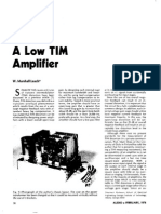 Low TIM Power Amplifier