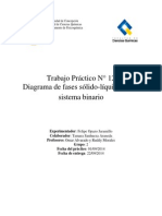 Diagrama de Fases Sólido-Líquido de Un Sistema Binario