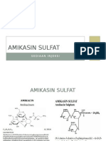 Presentasi Awal Injeksi Amikasin Sulfat