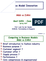 Business Model Innovation: M&S Vs Zara