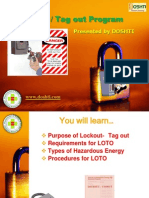 Lockout / Tag Out Program: Presented by DOSHTI