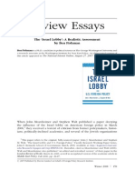 Review Essays: The Israel Lobby': A Realistic Assessment by Ben Fishman