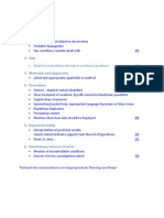 Planning & Design Assessment Criteria