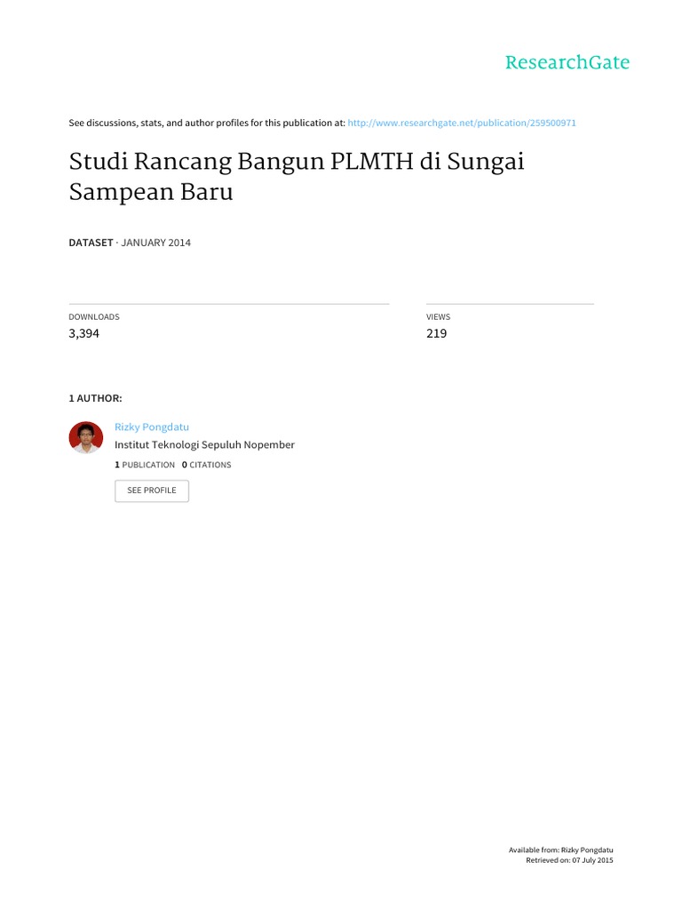 Template Full Paper PLTMH | PDF | Home & Garden | Science & Mathematics
