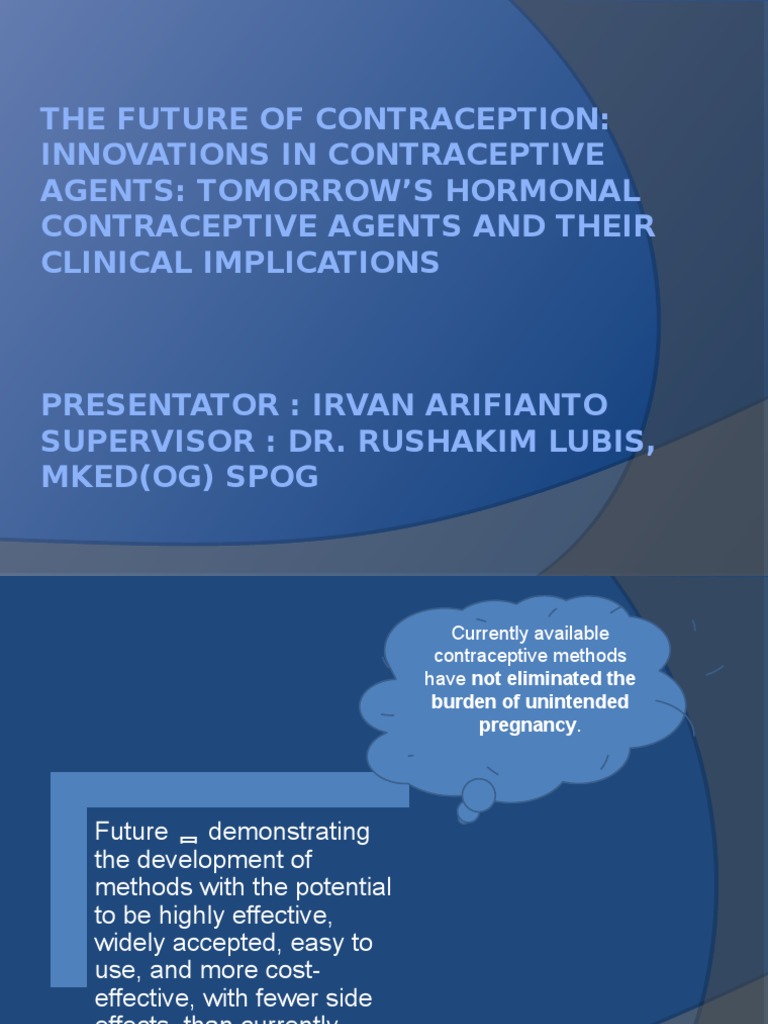 Future Innovations in Contraception | PDF | Wellness