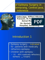 Outcome of Epilepsy Surgery in Children in Semarang, Central Java, Indonesia