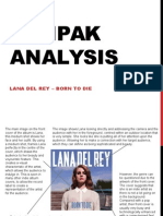 Lana Del Rey Digipak Analysis