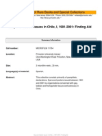Gay and Lesbian Issues in Chile, I, 1991-2001 Finding Aid