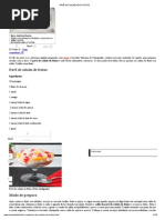 Pavê de Salada de Frutas