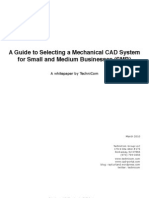 A Guide To Selecting A Mechanical CAD System For Small and Medium Businesses (SMB)