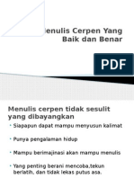 Powerpoint Presentation Cerpen Bahasa Indonesia Kelas XII