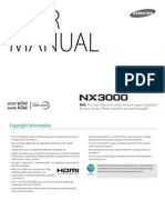 Samsung NX3000 English Manual