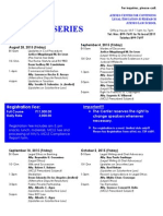 Revised Schedule - MCLE Public Offering