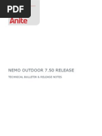 Nemo Outdoor 7.50 Release: Technical Bulletin & Release Notes