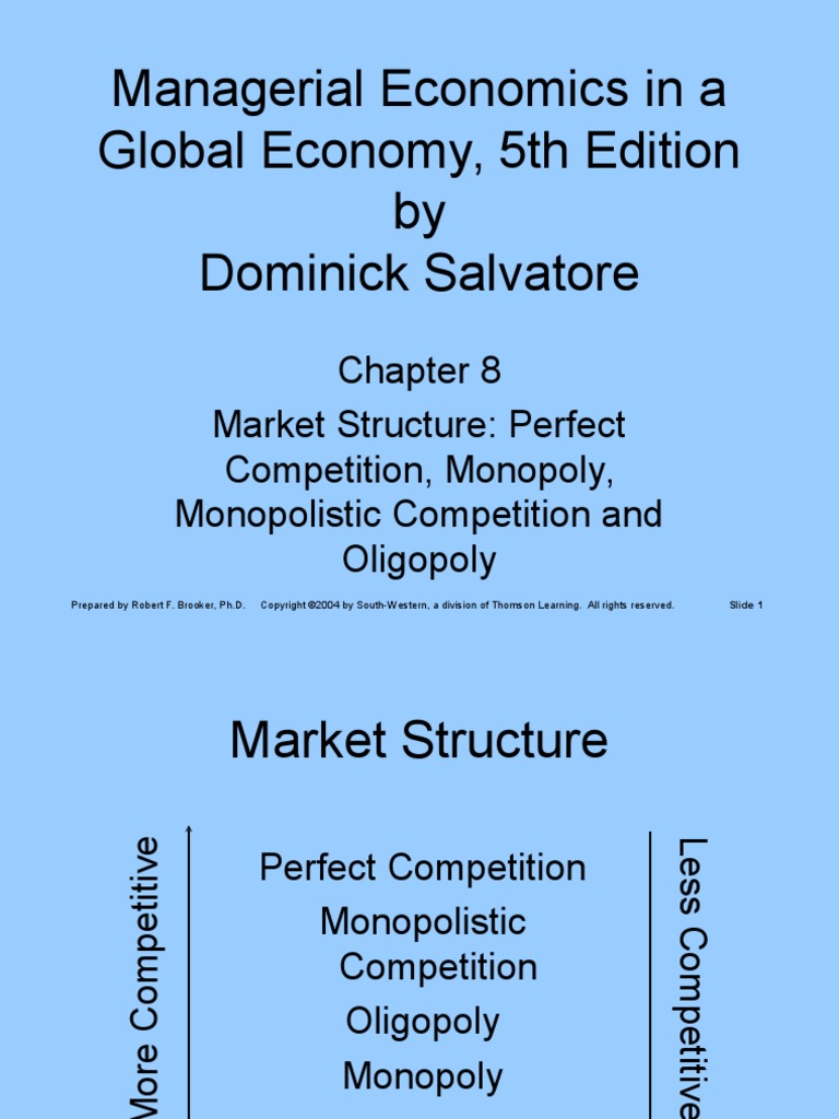 Market Structure | PDF | Oligopoly | Monopoly